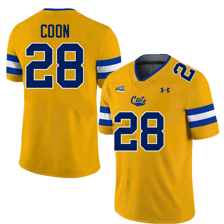 #28 Colson Coon Montana State Bobcats Jerseys Football Uniforms Stitched-Navy #28 Colson Coon Montana State Bobcats Jerseys Football Uniforms Stitched-Navy